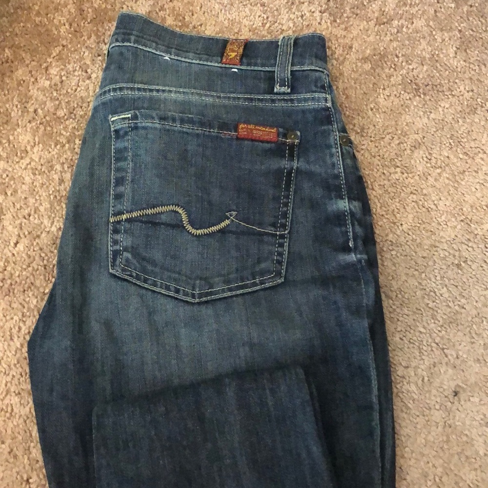 7 jeans blue skinny